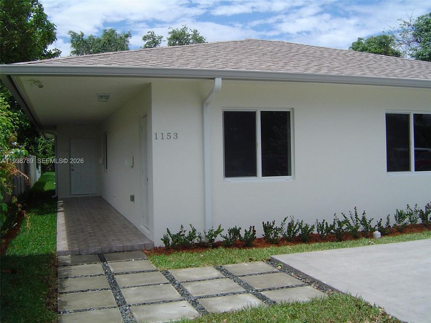 LOCATION, LOCATION LOCATION MINUTES FROM BRICKELL BEAUTIFUL DUPLEX IN THE ROADS AREA 9 FOOT CEILINGS, IMPACT WINDOWS, WINDOW TREATMENTS, BUILT IN CLOSETS, WASHER AND DRYER INSIDE, GRANITE TOPS, PORCELAIN FLOORS, FENCED IN BACK YARD, COVERED PATIO, PARKING FOR 2 CARS PLUS PLENTY OF STREET PARKING, QUIET NICE NEIGHBORHOOD. NO PETS