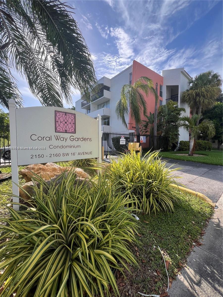 LOCATION! Desirable building on Coral Way! quiet neighborhood. Freshly Painted! Ample apartment with garden views from the bedrooms and dining room. Cozy balcony overlooking palm trees. Bedrooms with generous closets. Laundry facility in the same floor. Swimming pool with BBQ area. Playground. 1 assigned Parking