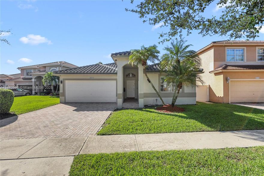 Welcome to this beautifully maintained 3-bedroom, 2-bathroom home (garage converted to bedroom) located on an oversized corner lot in the highly sought-after Pembroke Isles community. This spacious residence features a thoughtfully designed floor plan with updated flooring throughout and completely renovated bathrooms. The large yard offers plenty of outdoor space, perfect for entertaining or relaxing. Enjoy living in Pembroke Isles, a gated community offering resort-style amenities including pools, clubhouse, fitness center, tennis courts, playgrounds, and more. Don't miss this opportunity to live in comfort and style in one of Pembroke Pines' premier neighborhoods! Rental includes Basic cable, Internet, Alarm, lawn care, guard gate plus all amenities. “