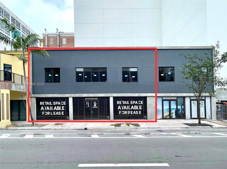 Prime Downtown Miami Retail / Showroom / Creative Office – Fully Renovated 2-Story Standalone. 

Presenting a rare opportunity to lease a fully renovated (2024) two-story commercial building in the heart of Downtown Miami. The property offers ±4,800 SF of highly flexible space with a clean, open layout across two levels and approximately 50 feet of frontage on N Miami Avenue—a highly visible corridor connecting Downtown to Brickell with convenient access to I-95.

Designed for modern users, the interior includes two restrooms, two HVAC systems, multiple storage/utility rooms, mop sinks, and dedicated infrastructure for today’s businesses including an IT closet and CAT6-ready connectivity. Impact windows and bright, modern finishes deliver a turnkey feel ideal for retail, showroom, boutique headquarters, studio/creative office, or service-oriented concepts.

The location is surrounded by public parking garages and valet options, and is moments from Downtown’s major demand drivers—courthouses, federal buildings, Miami Dade College, and the New World School of the Arts. Nearby landmarks include the Seybold Building and International Jewelry Center, plus quick connectivity to transit including Metro Mover, Metro Rail and Brightline.

The landlord is offering an introductory stepped NNN rent structure designed to support tenant build-out and business ramp-up: $10K/mo. + CAM (+/-$5.5K). Open to proposals and may consider alternative lease structures for qualified tenants.