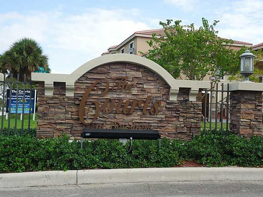 First floor 2/2 condo in The Courts.  Unit features carpet floor, all kitchen and laundry appliances, parking and access to a brand new clubhouse.  Community is located in highly desirable ISLES AT BAYSHORE development.  Development located near Turnpike,  Old Cutler Rd, shopping and schools. Pets ok with $250 pet fee per pet.  Tenant responsible for gate cards, parking decals and clubhouse cards. $35 reimbursable deposit for mail box key. Listing office holds deposit upon acceptance of contract to lease.