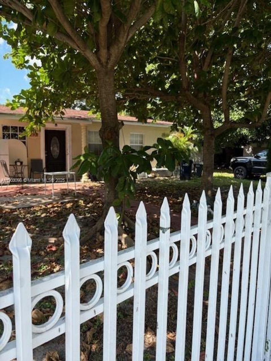 Prime Oversized corner lot, totally fenced. New Roof, A/C.  Just minutes to Beaches, Interstates, St Thomas University, Hard Rock Stadium and more.