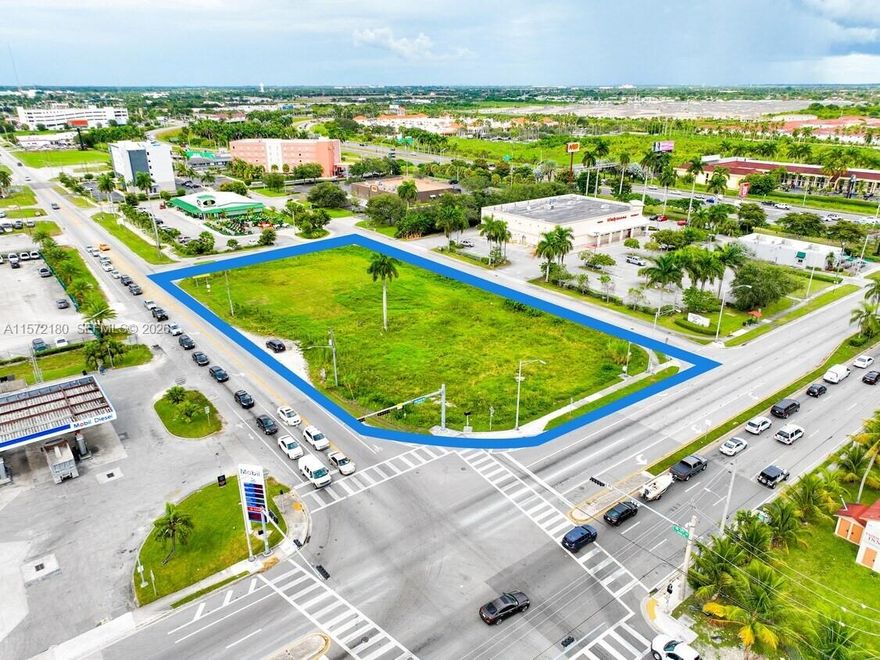 Corner lot on very busy intersection, ideal for Retail, Restaurant or Bank. 1 block from US-1 & FL Turnpike (Gateway to FL Keys). Surrounded by Walgreens, Starbucks, Cracker Barrel, Home2 Suites by Hilton and Circle K gas station. Just blocks from Florida City's City Hall and Police Department. Numerous hotels and quick service restaurants are nearby, including Ramada, Best Western, Burger King, KFC, Denny's, Dunkin' Donuts, etc.