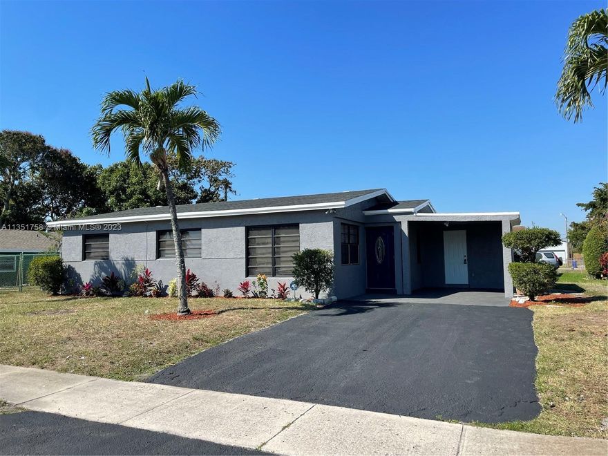 Charming and substantially remodeled single family home on a corner lot. This house features 3 bedrooms, 2 full bathrooms, a spacious great room and an independent laundry room. With over 1,200 total sq ft on a 6,859 sq ft corner lot, this is the perfect home for a family. From new roof, new flooring, completely remodeled kitchen including new appliances, remodeled bathrooms, new washer and dryer to an air conditioned storage shed, this home is ready for you to move in.