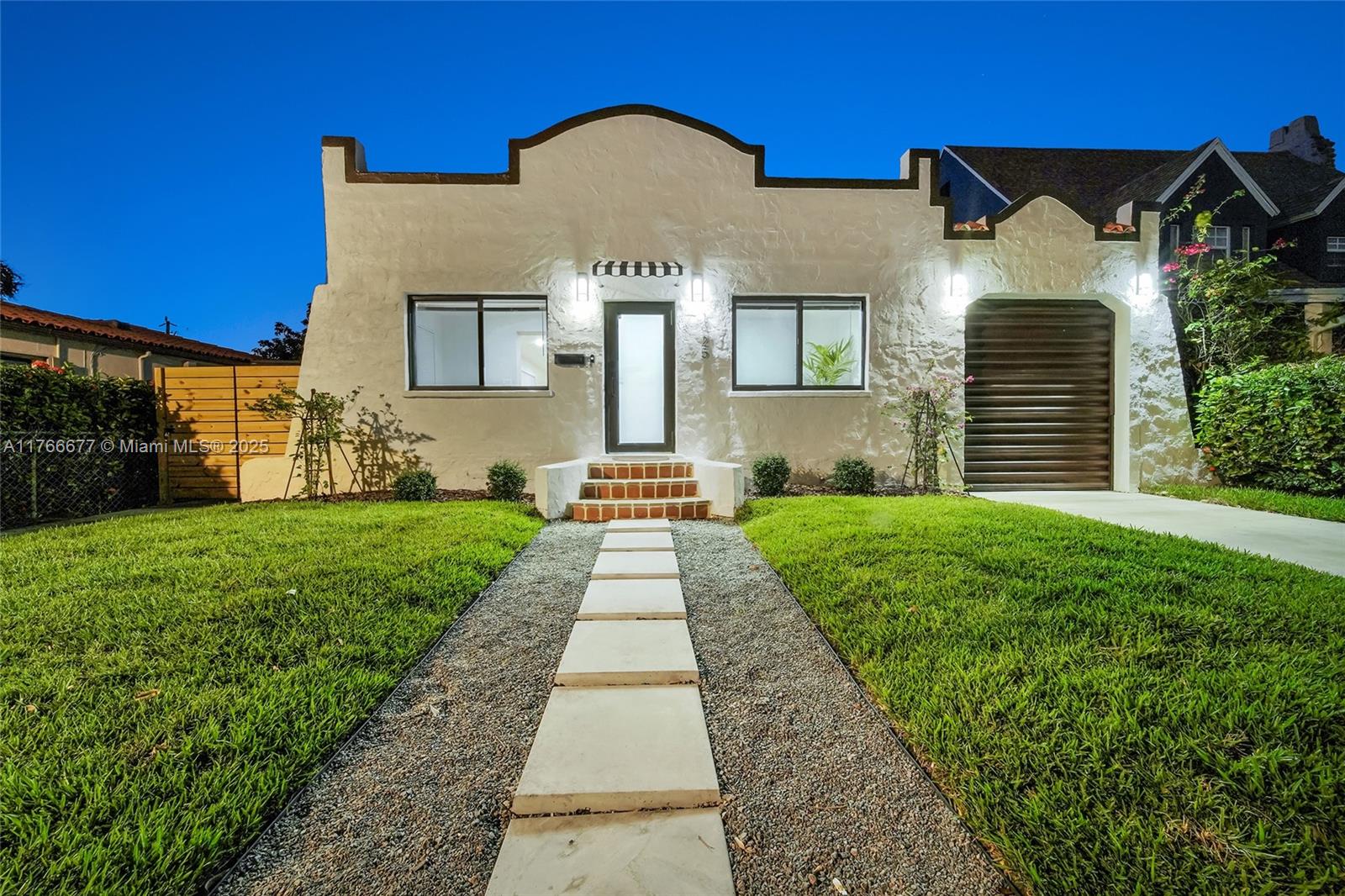 Bright, Stylish, and Move-In Ready! This beautifully renovated 3BR, 2BA home offers the perfect blend of space, style, and location. Step inside through a spacious sunroom, leading to an open-concept living area with brand-new wood laminate floors, a sleek white kitchen with an island, and stainless steel appliances. The private primary suite at the back of the home overlooks a lush tropical backyard, complete with a charming wood deck, trellis, and solar-powered lights—your own serene retreat. EXTRA! A renovated detached office/flex space with AC and low-voltage wiring for WiFi and cable adds extra versatility. Nestled in the heart of Silver Bluff, a centrally located and family-friendly neighborhood, you're just minutes from Downtown, Miami Beach, and the airport.