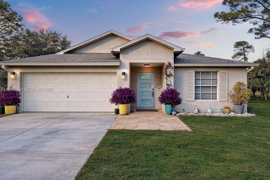 REMODELED residence on 2.73 CLEARED ACRES in GOLDEN GATE ESTATES, with a large ASPHALT DRIVEWAY with an ample room to accommodate your recreational vehicles, boats etc. Property has a WHOLE-HOME REVERSE OSMOSIS SYSTEM for premium water quality. 
Inside, you’ll find bright open living spaces, tile floors throughout, modern kitchen with quality cabinetry, quartz countertops and stainless steel appliances , huge family room, also 2 car garage. the seller is including a container already converted into a beautiful efficiency.
Step outside to well maintained grounds and FRUIT TREES (mango, avocado, oranges, etc.) with sprinkler system throughout creating a true Florida retreat. This property offers the tranquility of estate living while being just a short drive from Naples' pristine beaches, shopping centers, and dining establishments.
Excellent neighborhood that is growing fast !!