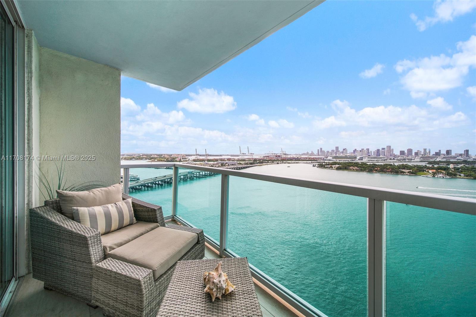 Rental Property at 650 West Ave 2107, Miami Beach, Miami-Dade County, Florida - Bedrooms: 3 
Bathrooms: 2  - $8,500 MO.