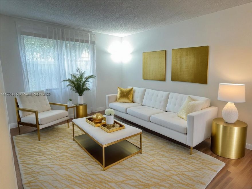 Beautiful and best unit, totally renovated, 1 bed and 1 bath comfortable space. 1 assigned parking space. Impact window, stainless steel appliances. enjoy the best schools.  Amenities include a community pool, a playground,  and a complex fenced. Very close to restaurants, supermarkets, Pharmacies, among others. Close to US-1. To see it is to buy it.