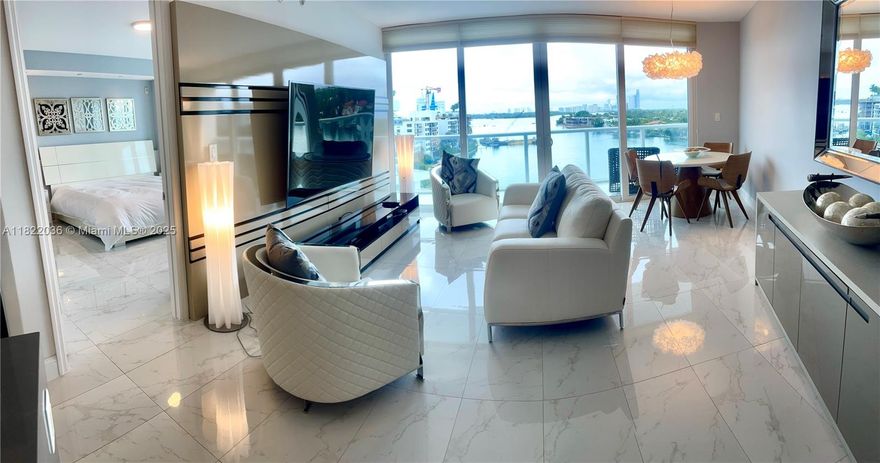 Step into effortless luxury with this FULLY TURNKEY PENTHOUSE, available in one of Bay Harbor”s most desirable addresses.  TURNKEY OFFERING - All high end furniture  end  decor included fully furnished move in with zero hassle. Balcony with unobstructed bay @ skyline views.  The unit features an open- concept kitchen with premium  appliances and designer finishes. immaculate condition.  2 bedrooms and 2 bathrooms  with the master with the view of the bay. Just bring your suitcase. building amenities a modern fitness center, pool and deck overlooking the bay and canal. walkable to beaches and Bal Harbor shops, dining& more.  Perfect as a primary home, seasonal escape, or investment