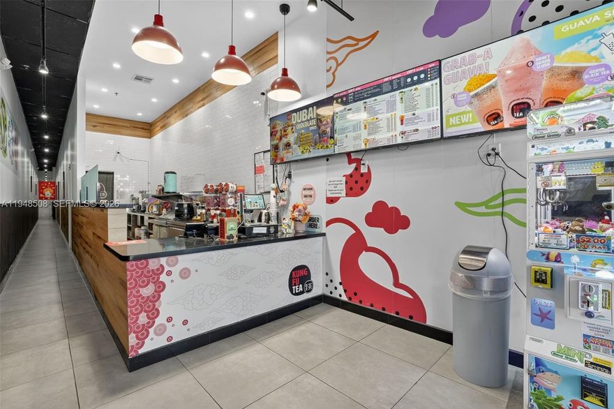 For Sale: Beautiful open-and-operating 1,020 sqft boba tea shop on prime Biscayne Blvd, with 48,500 cars passing by your door every day and approx. 449k residents within a 5 mile radius! Turnkey and ready to go this space comes fully equipped with a grease trap, all permits, and licenses in place. This turnkey asset sale can be purchased with or without the branding of the well-known Bubble tea franchise, offering flexibility to the buyer, 5+ years left on the lease. The seller, who must sell for personal reasons, is willing to stay on and train the buyer, to ensure their success. May qualify for Visa. HD video available. As full time restaurant business brokers, we’re always ready to help, contact us today.