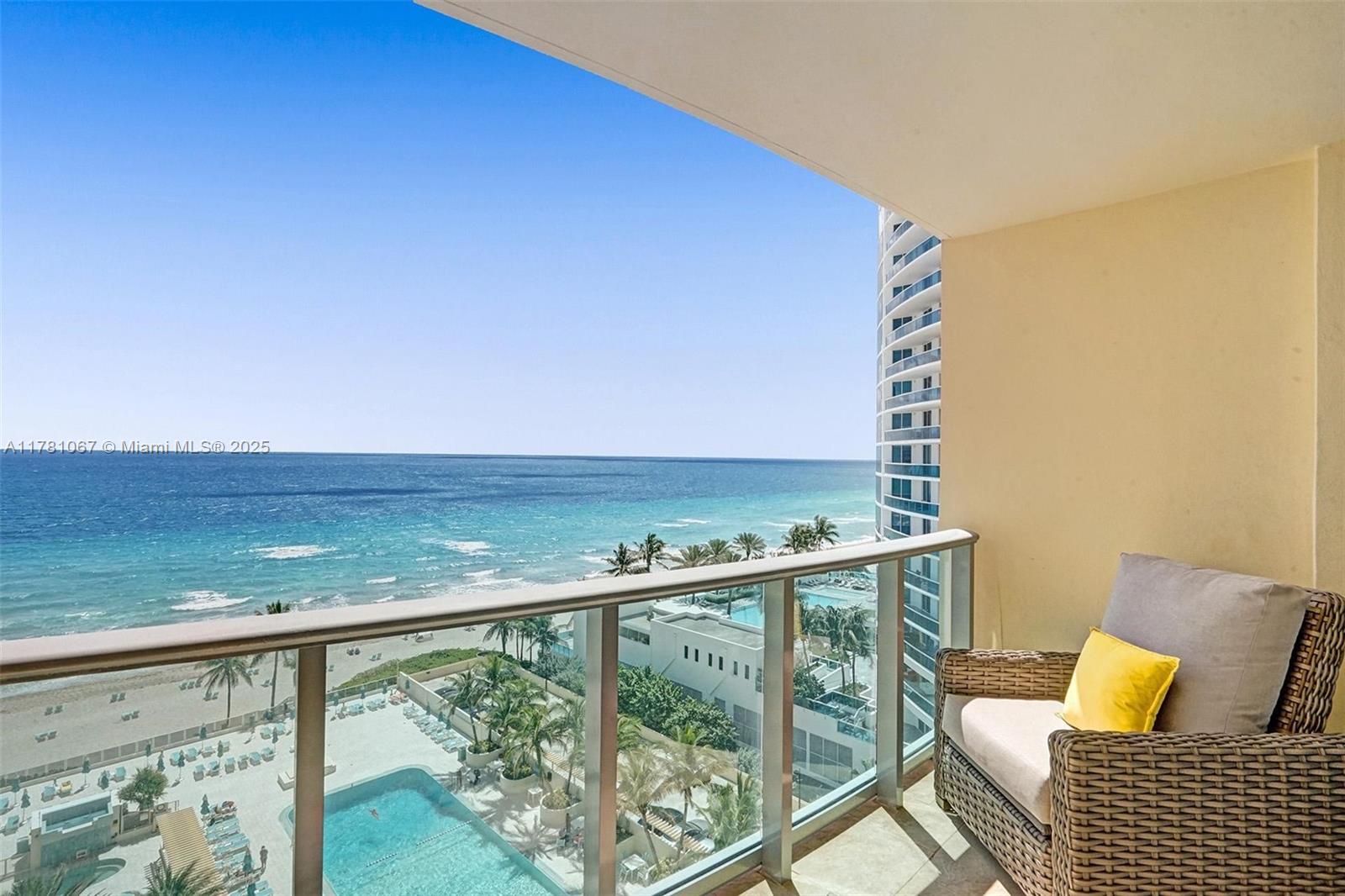 Rental Property at 2501 S Ocean Dr 1122  Avai, Hollywood, Broward County, Florida - Bedrooms: 1 
Bathrooms: 1  - $2,900 MO.