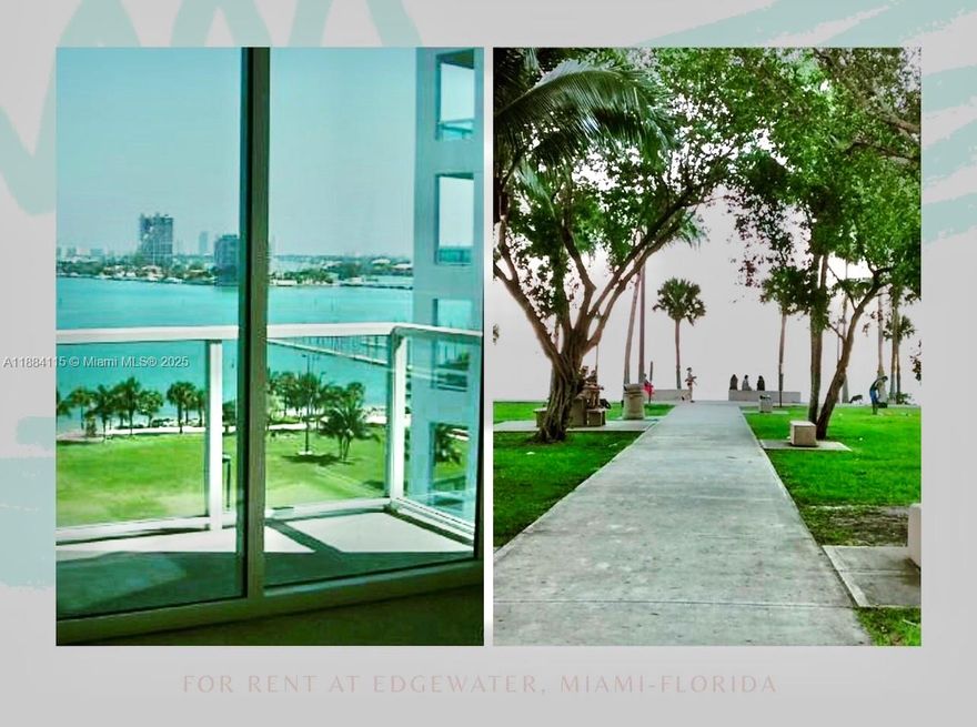 SHOWINGS WILL START FROM OCT 15, 2025. TENANT OCCUPIED UNTIL OCT 14, 2025 *** DIRECT BAY VIEW, A MUST SEE !! * 1 BED / 1 BATH NICE UNIT AT QUANTUM ON THE BAY. 651 SQ FT + BALCONY * TILE FLOORS * 13' HIGH CEILINGS* GREAT AMENITIES: PARTY ROOMS, SWIMMING POOLS, GYM, SAUNA, BARBEQUE AREA, BUSINESS CENTER, VALET PARKING & MUCH MORE * CONVENIENT LOCATION, ACROSS MARGARET PACE PARK, WALKING DISTANCE TO METRORAIL, PUBLIX SUPERMARKET, PERFORMING ARTS CENTER AND KASEYA CENTER, NEXT TO PURA VIDA, MINUTES FROM THE BEACHES & MIAMI INT AIRPORT. Per Owner request NO PETS.