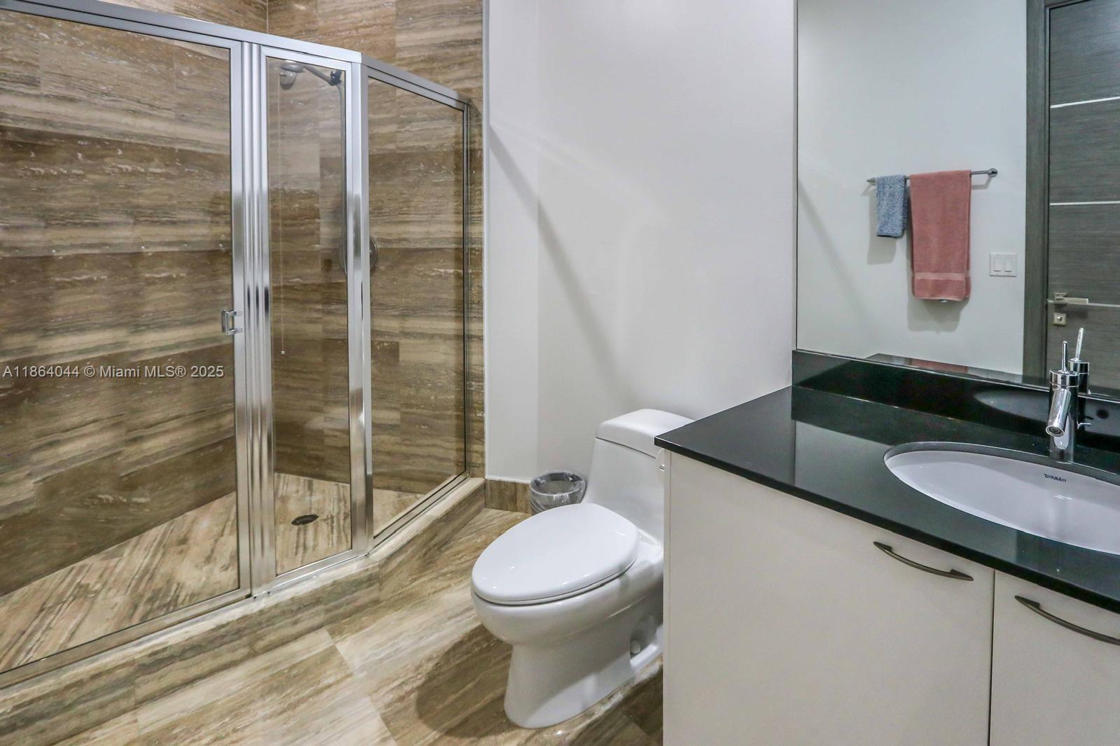 A beautifully furnished 3 Bed/3 Bath condo at the luxurious Trump Tower II in Sunny Isles Beach offering breathtaking views of the Atlantic Ocean. The property features 24x24 marble tiled flooring throughout; kitchen appliances by Bosch, SubZero and Wolf; granite countertops; Italian wood cabinetry; a master bath w/double sink vanity and Jacuzzi tub; a private elevator foyer; floor-to-ceiling glass windows/doors, and a spacious balcony spanning the width of the unit. Building amenities include a state-of-the-art fitness center & spa, two oceanfront pool w/poolside service, beachfront cabanas, an onsite restaurant, residents-only private beach access, and more. Note: the 3rd bedroom is an enclosed deb w/an ensuite bedroom. Available for 6-12 months.
