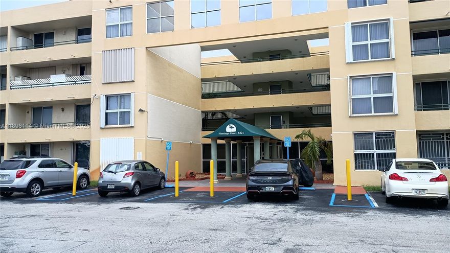 Large 2/2 freshly painted. W/D inside unit. Centrally located. Tile floor. Easy to show. Read Broker's remarks.