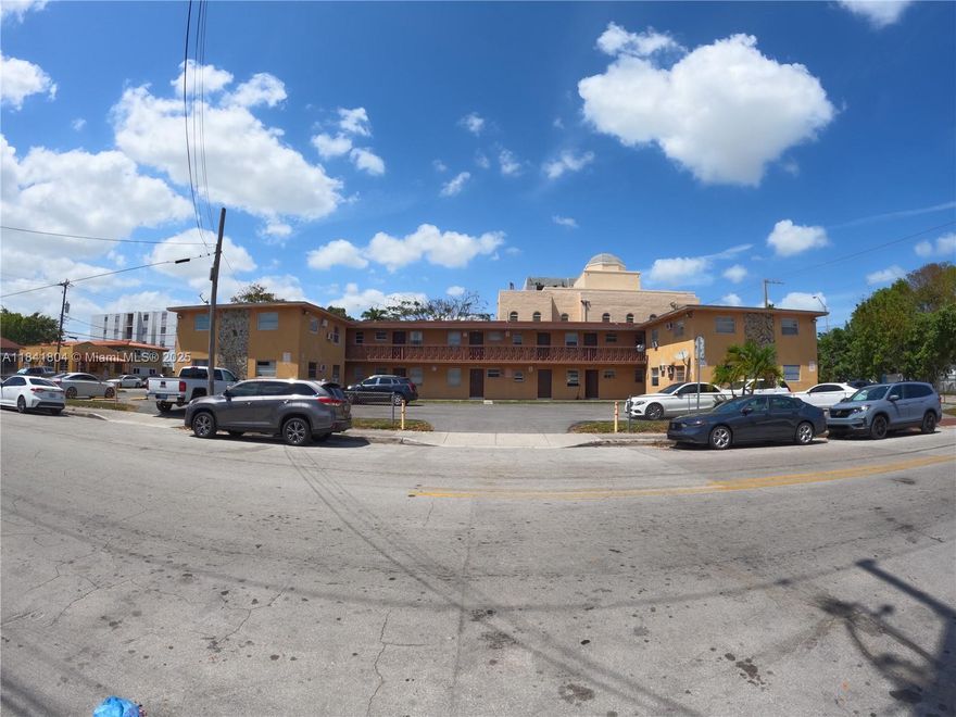 This 14-unit made up of 13 2/1's and one 1bedroom apartment building sits in a dynamic and rapidly evolving area of Miami. Positioned in a zone with mixed-use potential—residential, multifamily, and commercial—the property offers excellent flexibility for investors and developers alike. Just minutes from the Miami River, Downtown, Brickell, Calle 8, the Medical Health District, Miami International Airport, Coral Gables, and Coconut Grove, this prime location is at the heart of Miami’s most vibrant and connected neighborhoods. There is a 29,250sqft lot available to the North of this property.  Please do not disturb tenants.