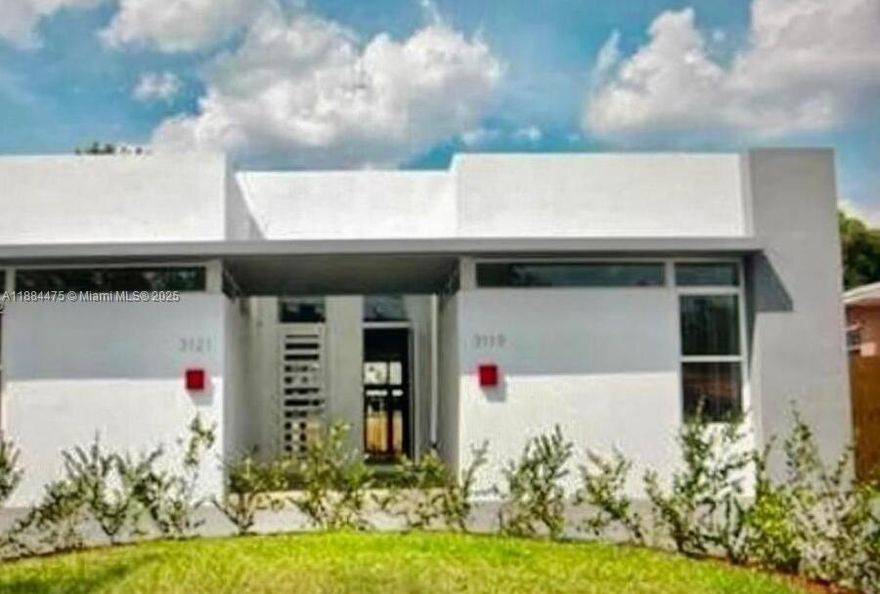 Single-story contemporary elegance meets timeless comfort in this modern and immaculate 3-bedroom, 2-bath duplex, ideally located just minutes from Coconut Grove, Coral Gables, and Downtown. Featuring beautiful faux porcelain countertops, abundant cabinetry, and wood-patterned flooring, this home seamlessly blends style and functionality. Enjoy high ceilings, a spacious terrace, a private gated entrance, and a two-car garage with a large washer and dryer. Best of all—no association maintenance fees!