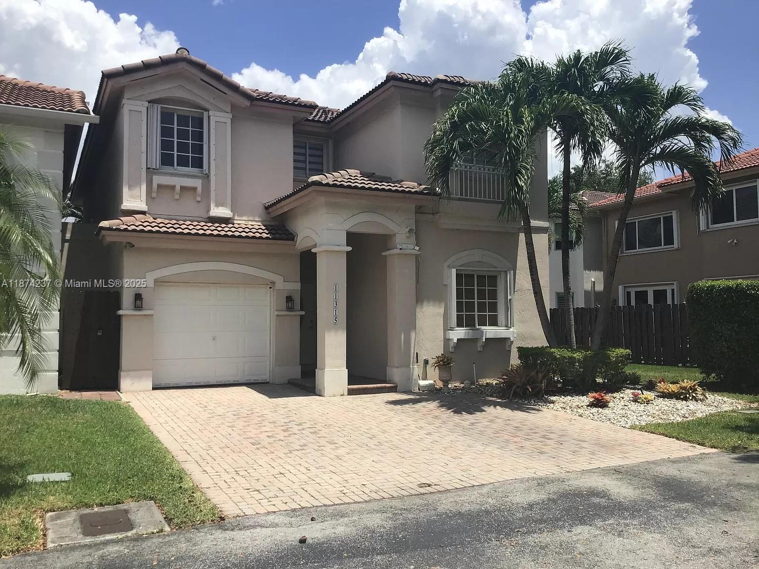 Impeccable single-family home in Doral Isles boasts 4 spacious bedrooms plus a cozy den or office, and 3 fully remodeled bathrooms. The kitchen features new appliances and a stunning granite countertop. The master bedroom and bathroom are impressive, with a double sink, a relaxing Roman bath tub and shower, and a custom walking closet. The first floor is tiled, and there’s a family room and a separate laundry room. The well-kept home offers plenty of sunlight and is part of a resort-style gated community with a clubhouse, pools, a fitness center, soccer and baseball fields, and walkways around the lakes. High-speed internet is included in the rent price.
