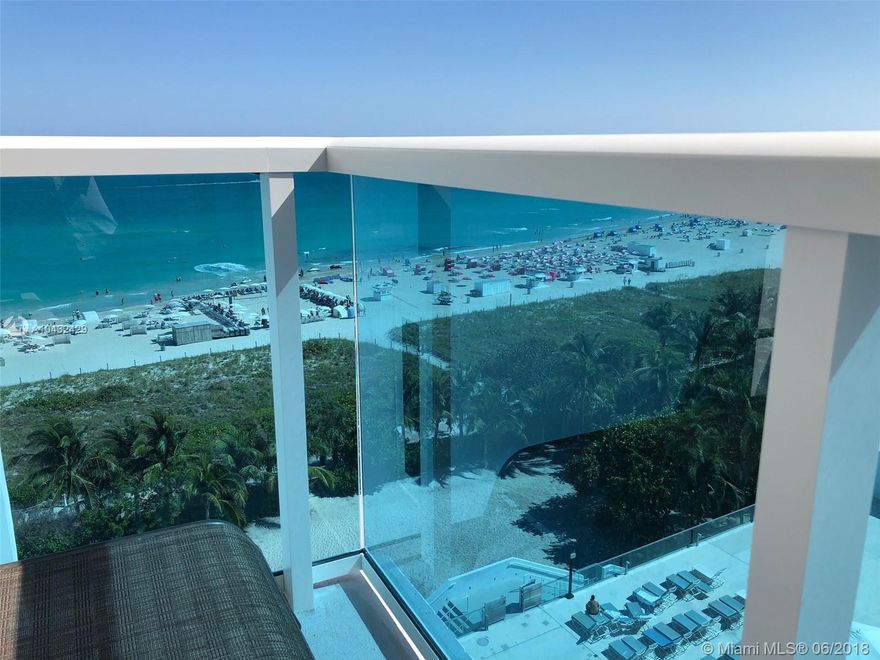 Available May 1, 2018 to December 2018.  Gorgeous end oceanfront 2/2 looking for the perfect tenant who cares for fine things. Not pets, no smoking! This modern condo sits right on the ocean with the best direct views, East & South spanning all of South Beach.  Also city lights too. Original owner will finally share this with you until December 2018.  Resort living.  3 Heated oceanfront pools with complimentary chairs, umbrellas & towels. Offers food & beverage service. 1 valet parking.  All utilities included. Washer & dryer in unit.  Please call for less then 6 months.  Bi weekly cleaning included