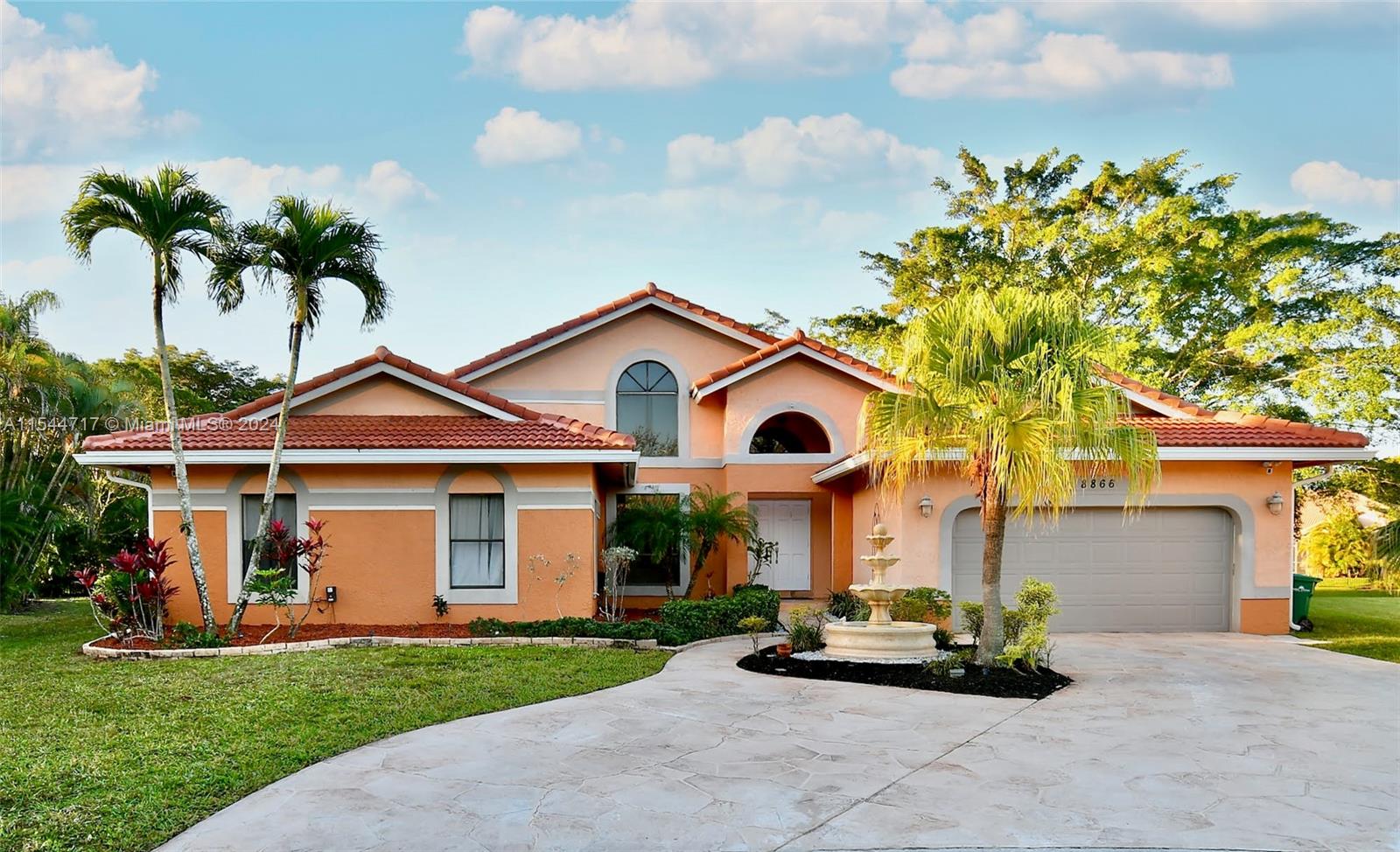 Property for Sale at 8866 Nw 47th Dr, Coral Springs, Broward County, Florida - Bedrooms: 5 
Bathrooms: 3  - $949,000
