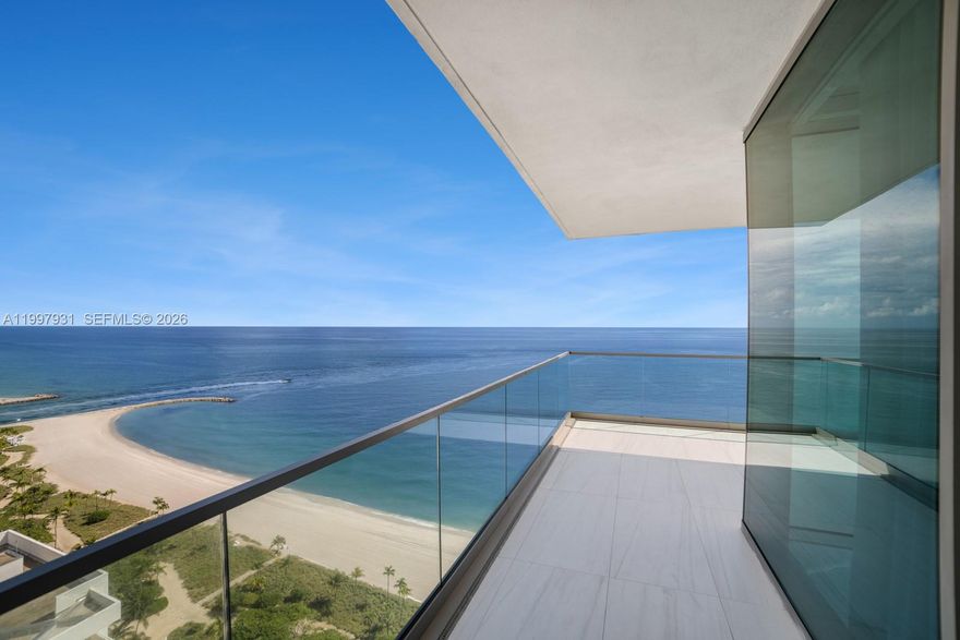 Oceana Bal Harbour, Unmatched Luxury, boasting breathtaking, unobstructed views of the ocean, bay, and downtown skyline. This 3-bedroom, 4.5-bathroom home with a spacious den/office is the epitome of elevated coastal living. Enjoy expansive floor-to-ceiling windows, a grand wraparound terrace, interiors curated by the design firm Steven G., and three private garage spaces. More than a residence -it's an artful lifestyle. The building showcases curated sculptures by Jeff Koons and masterpieces from world-renowned artists, enhancing the elegance. Residents enjoy exclusive access to: Gym & pilates studio, Resident-only restaurant, Poolside Cabanas & beach services, children's playroom, clay tennis court, full-service concierge, and you will be steps from the iconic Bal Harbour Shops.