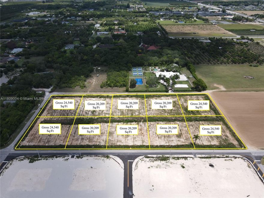 10 proposed lots available for sale and purchase. T-Plat is Approved and Seller is in the process of Approving Paving, Drainage, Water, Phase I, and Phase II plans all of which are included Approved in Asking Price. Corner lots are Gross 24,000 Sq/Ft with Interior Lots Gross 20,217 Sq/ft. Multiple Large developments are currently being built all around this area with homes selling over $1M.