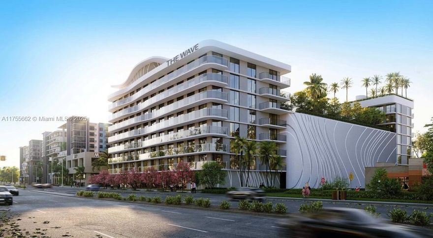 STL Commercial has been exclusively retained by ownership to arrange the sale of 400 E Atlantic Blvd in Pompano Beach. The subject property is a rare fully approved site for 204 waterfront luxury residential units with ground floor retail. The development site comprises around 69,886 SF or around 1.60 acres.
The Wave on the Atlantic was designed by world renowned Arquitectonica in an 8 stories state-of-the-art building. It has around 225 lineal feet directly on the water and it includes boat dockage with access to the intercoastal waterway. The building offers a breathtaking rooftop pool and a completely enclosed and private four story parking structure.