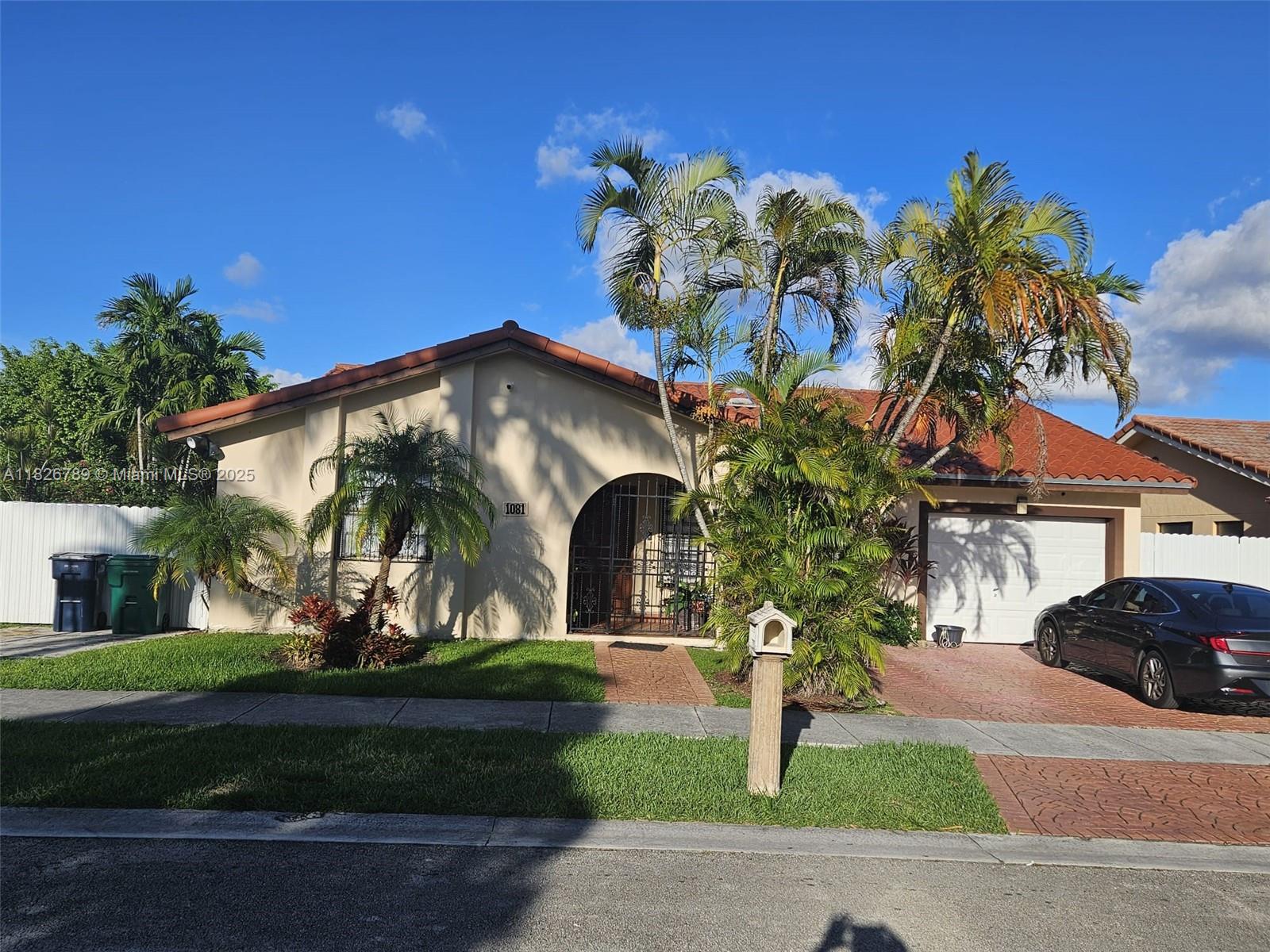 Charming 3-bed, 2-bath single-story home in Tamiami featuring a split floor plan for added privacy. Enjoy fully tiled floors and vaulted ceilings in the open family room, plus separate formal living and dining areas. The eat-in kitchen includes a pantry, and there's ample closet space throughout. The converted 1-car garage adds flexibility, while the primary bath offers a Roman tub and bidet. Situated on a corner lot with a concrete side patio—ideal for boat storage or extra parking. No HOA in this peaceful, sought-after neighborhood near top-rated schools, including Belen Jesuit and A-rated district schools. Just minutes from Dolphin and International Malls, with quick Turnpike access and a short commute to FIU. TEXT AGENT FOR SHOWING—this Tamiami gem won’t last!