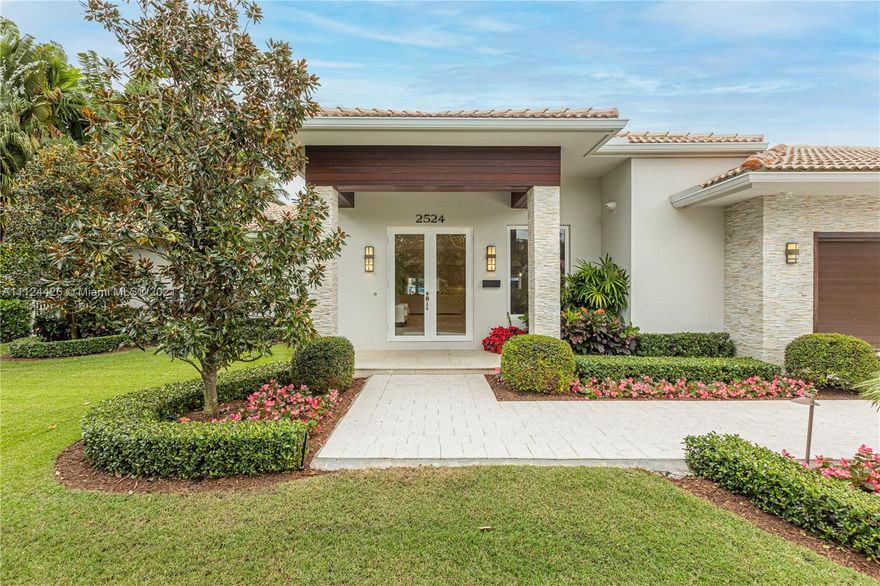 Enjoy your home on the most coveted street in Fort Lauderdale's premier enclave of Harbor Beach. Perfectly situated on a 14,003 square foot lot with an incredible 112' on the water allowing a 92' yacht w/ no fixed bridges. This home and grounds were recently reimagined and completely renovated by Lavallee Construction with interior design by Equilibrium. The end result is vast entertaining spaces with a feature fireplace of opus stone, a gorgeous custom kitchen with Wolf and Sub-Zero appliances and an entertainer’s dream backyard/outdoor living area. Harbor Beach boasts a private beach w/ attendant and 24 hour security. Minutes by yacht to the inlet. Enjoy being neighbors with billionaires, fine dining, shopping and beaches! Can be sold furnished. Showings commence Saturday, December 4th.