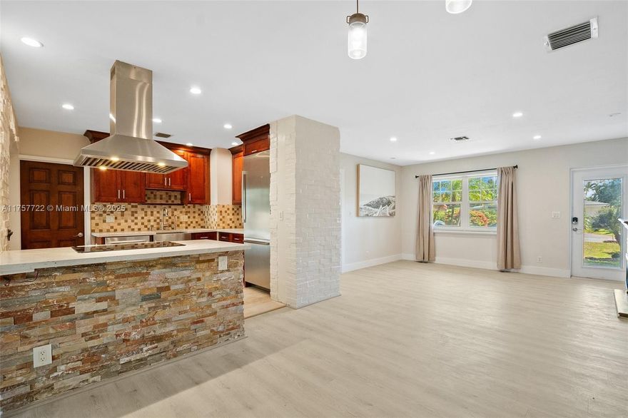 Beautifully renovated and move-in ready, this stunning three-bedroom, two-bathroom home in Coral Shores offers modern elegance with thoughtful upgrades.
?
Featuring new flooring throughout and a certified roof, it combines style and peace of mind.
?
The open-concept design highlights a sleek kitchen with stainless steel appliances, including a high-end Sub-Zero refrigerator.
?
The modern pool layout seamlessly connects to a cozy backyard, creating the perfect retreat for relaxation and entertaining.
?
Conveniently located just 15 minutes from the beach, with easy access to shopping, dining, and the best of Fort Lauderdale, this home is a true gem.
Easy to show. Contact listing agent.