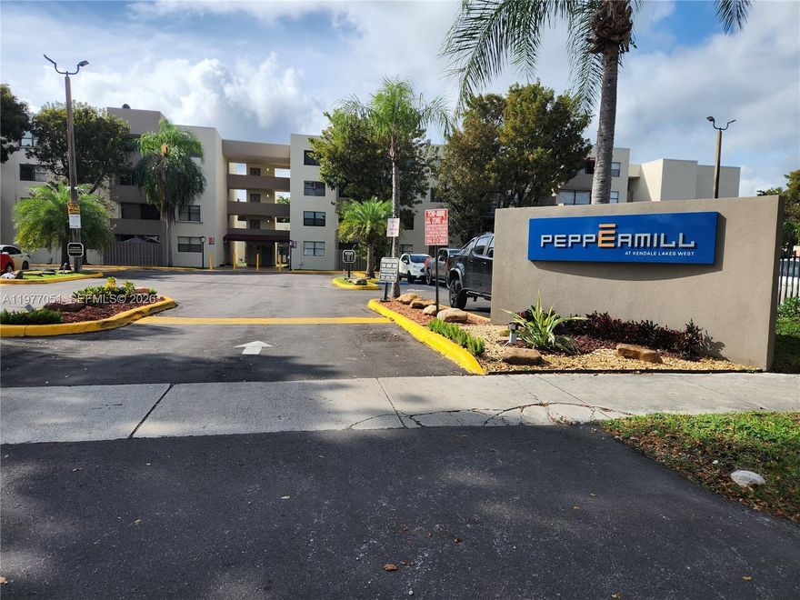 Move-in ready and fully remodeled 1-bed/1-bath unit located on the first floor in the heart of Kendall. This spacious apartment features a modern kitchen, updated bathroom, new A/C, new washer & dryer, and fresh paint throughout. Water is included in the HOA. The unit comes with an assigned parking space and access to guest parking. Excellent rental potential first-floor units are in high demand! Quiet community, centrally located near top-rated schools, hospitals, shopping centers, dining, and major highways. Outstanding opportunity for investors and first-time buyers alike. This unit offers strong rental potential and excellent ROI, while also being an ideal starter home. Priced to sell quickly!!
