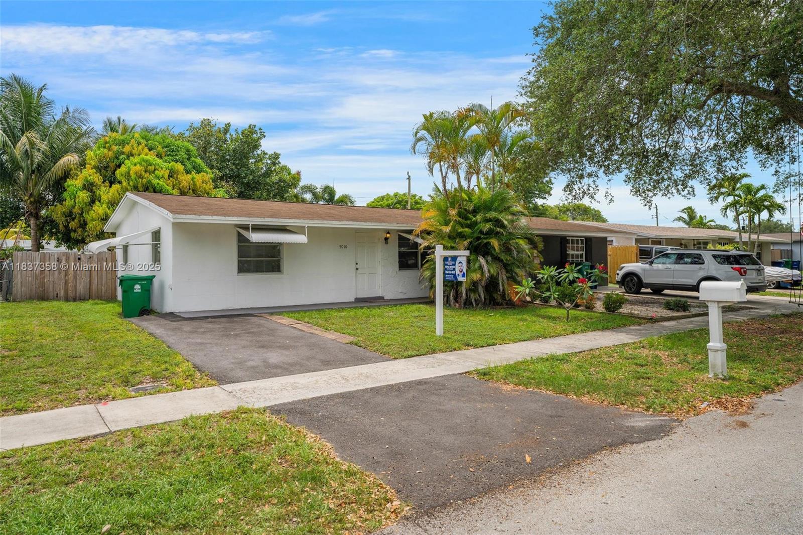 This charming 2 bedroom,1bath+Den, home is nestled in the heart of Cooper City, offering a blend of comfort and convenience. The residence boasts a fully updated custom kitchen with SS appliances, a remodeled bathroom, and Mohawk TecWood flooring in European White Oak, providing timeless elegance. Additional features include a newer roof (2017), updated plumbing, and A/C system, ensuring peace of mind for years to come. The property also offers storage shed, and picnic area, creating a perfect retreat for outdoor enjoyment year-round. Situated in a family-friendly neighborhood with no HOA restrictions, this home is within walking distance to A-rated schools, making it an ideal choice for families. Don't miss the opportunity to own this gem in one of Broward County's most desirable area!!!