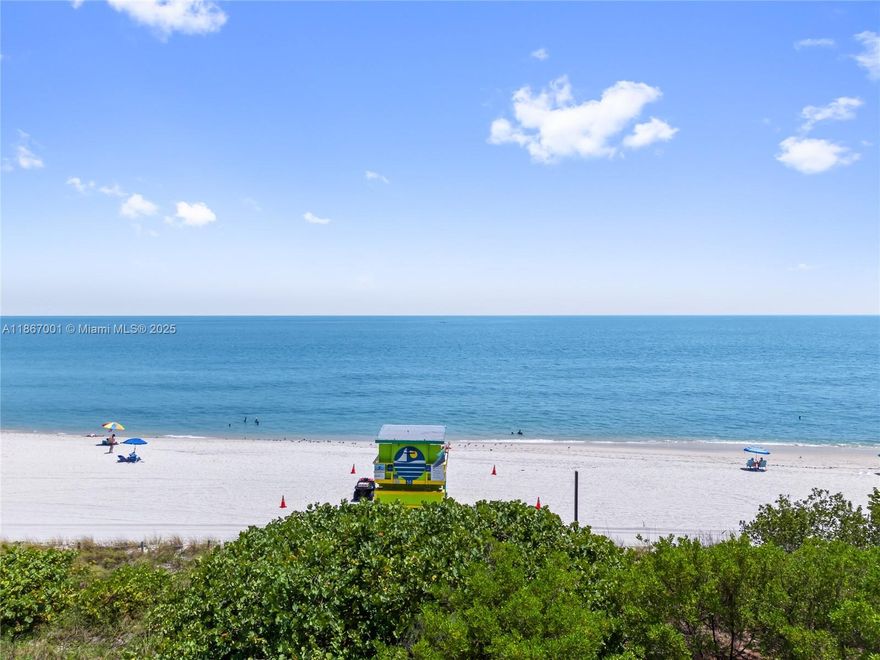 Spacious and fully renovated studio with stunning ocean views located directly on the beach. This residence features a sleek Murphy Bed, allowing for a flexible open living space during the day and comfortable sleeping at night. The unit has been tastefully updated with modern finishes and large windows that fill the home with natural light.