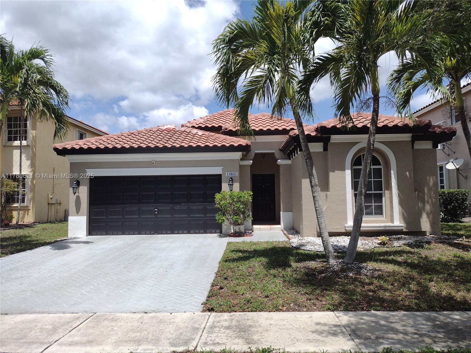 Property for Sale at 13847 Sw 52nd St, Miramar, Broward County, Florida - Bedrooms: 3 
Bathrooms: 2  - $590,000