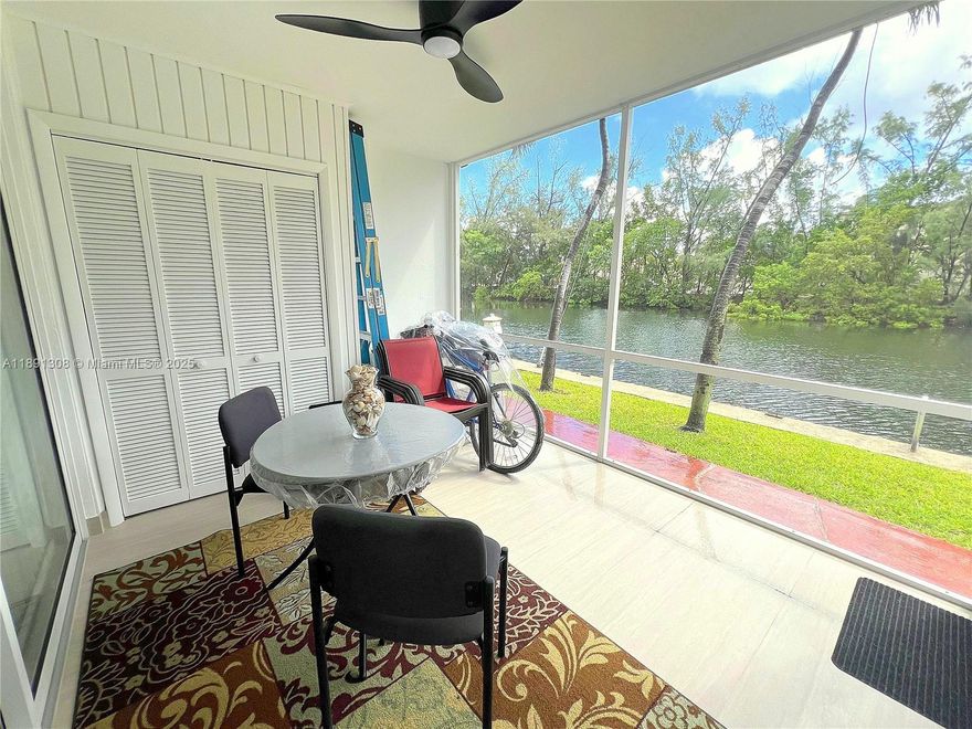 Amazing opportunity to own this first-floor Canal Front condo with a 32FT PRIVATE DEEDED BOAT DOCK right outside your door! IMPACT WINDOWS! NEW ELECTRICAL AND PLUMBING! NEW HIGH-END LAMINATE FLOORING! Located in the guard-gated community of Eastern Shores. Enjoy walking distance to shopping, dining, and  Sunny Isles Beach just over the bridge. Perfect for boaters or investors—can be rented immediately after closing! BOAT DOCK CAN BE SOLD SEPARATELY!