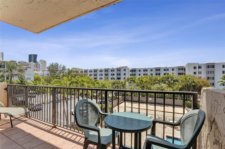 LOCATION ! LOCATION ! RIGHT IN THE HEART OF SUNNY ISLES BEACH !! FURNISHED 1 BD/ 1.5 BA. ALL CERAMIC TILE . WALKING CLOSET.  A/C 2024. TANKLESS WATER HEATER.  BALCONY ON SOUTH SITE WITH BEAUTIFUL VIEW ON THE POOL. COVERED PARKING. LOW MAINTENANCE . GATE COMMUNITY . HEATED POOL, SHUFFLEBOARD, BBQ AND MORE. WALKING DISTANCE TO BEACH, RESTAURANTS, SHOPS. CLOSE TO AVENTURA MALL, CASINO AND AIRPORTS. NO SPECIAL ASSESSMENT. RENTAL ALLOWED THE FIRST . DAILY RENTALS ALLOWED.