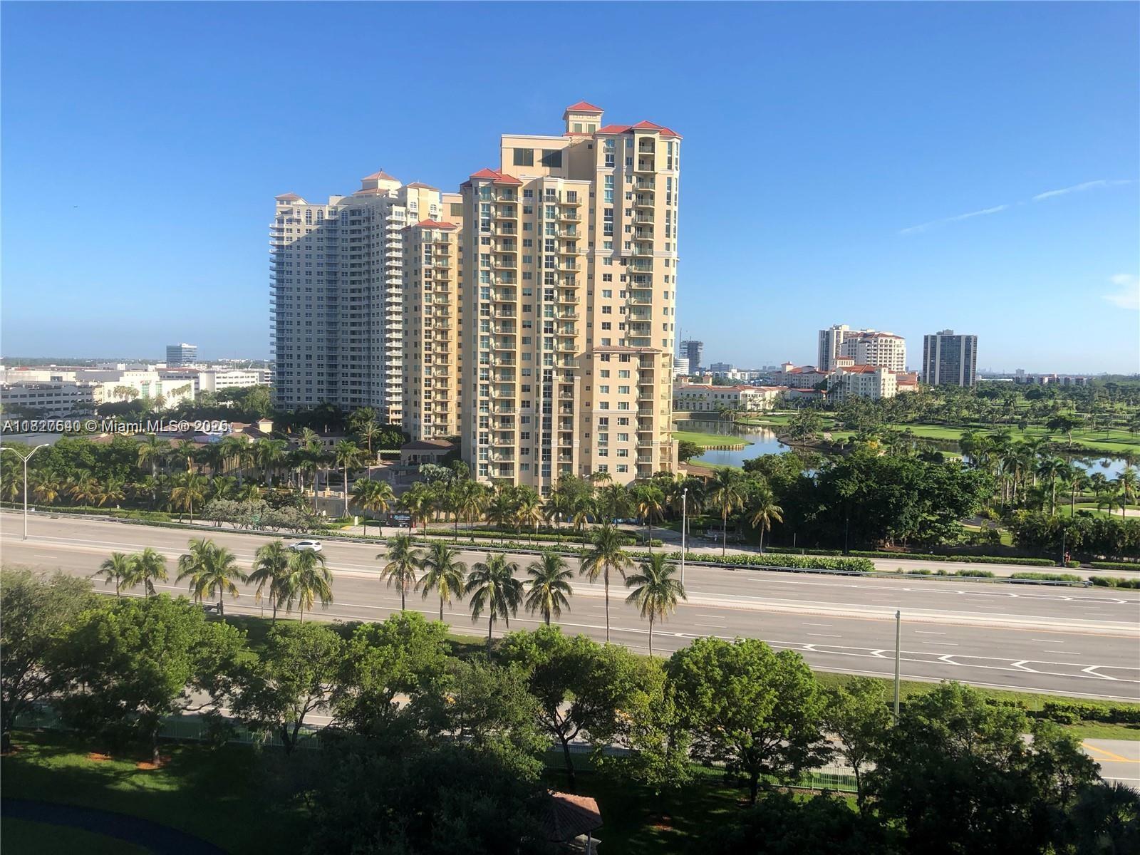 Beautiful and bright 2-bedroom, 2-bathroom unit at Parc Central South in Aventura. Located on the 11th floor with stunning views of the Turnberry Golf Course and Founders Park. Offered fully furnished with one assigned parking space. Features carpeted floors in living areas and bedrooms, spacious layout, and great natural light and ventilation. Available for immediate move-in. Max lease term is 9 months. Fast approval process!
