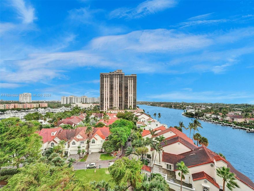 the charm of a 2-bedroom + DEN, 2-bathroom residence at Turnberry Towers. This 1677 SqFt unit on the 8th floor offers stunning views of the Intracoastal and Ocean from its long balcony with floor-to-ceiling windows. Plus, glass balconies and a modern pool deck are coming soon! Enjoy a well-appointed kitchen with a breakfast area. The building features a large heated pool, Jacuzzi, party room, theater room, billiards tables, and a new gym, along with 24-hour valet parking. Conveniently located near the beach, major highways, and international airports. Embrace proximity to the ocean, Turnberry Golf Course, Aventura Mall, and various shopping, dining, and Houses of Worship. Turnberry Towers is undergoing its 40-year certification. This is a must-see