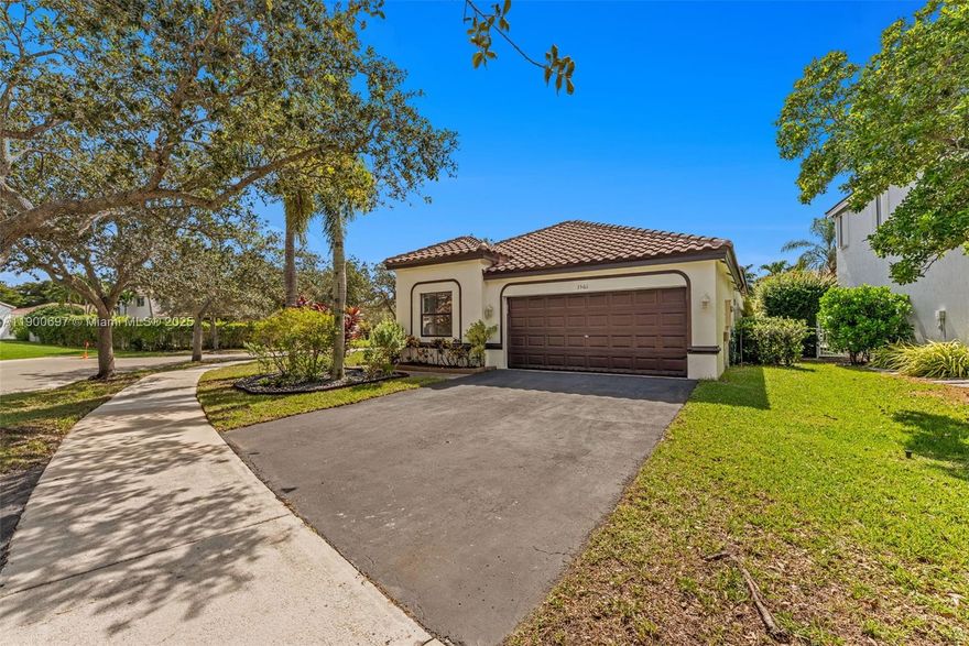Beautifully updated home in the desirable gated community of Savanna! This spacious residence is perfectly positioned on a premium corner lot and features a 2022 Roof, New 2025 Water heater, and 2023 Air conditioner for peace of mind. The open-concept design showcases high ceilings, granite countertops, stainless steel appliances, and abundant natural light throughout. Enjoy a spacious primary suite and a versatile fourth bedroom, currently used as an office. The lushly landscaped yard enhances both privacy and curb appeal. Residents of Savanna enjoy resort-style amenities, including a clubhouse, three pools, playgrounds, mini-golf, basketball and baseball/soccer fields, plus access to Weston’s top-rated schools. A perfect blend of comfort, style, and community living!