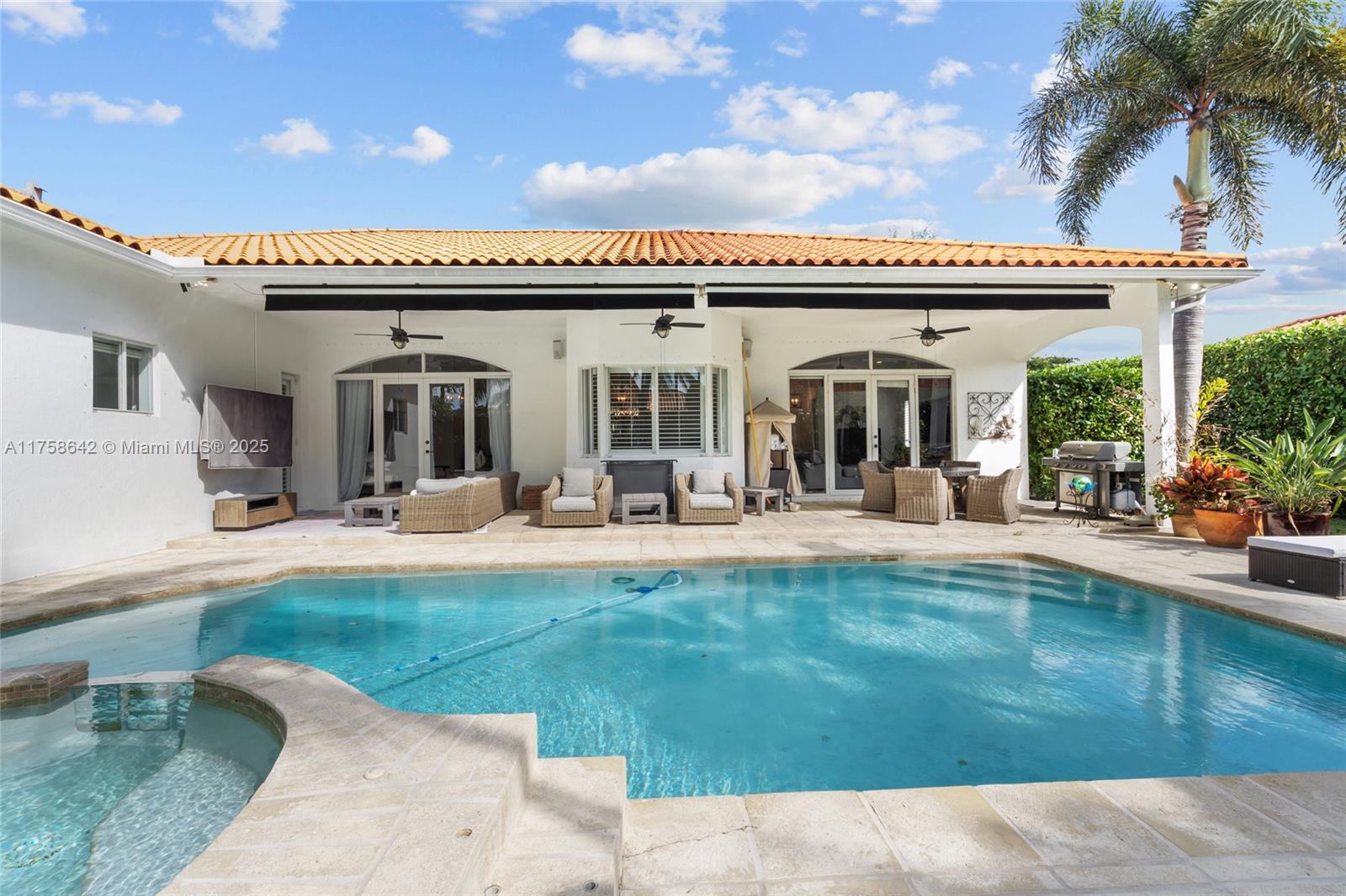 Rental Property at 7302 Sw 122nd Ct, Miami, Broward County, Florida - Bedrooms: 4 
Bathrooms: 4  - $9,500 MO.