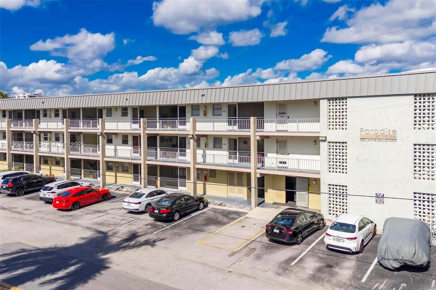 Charming 1/1 with screened porch Condo in good condition, on a beautiful block across from the intercoastal with private garden & BBQ area. Amenities include laundry on each floor, pool, club room, parking. Close to Walmart, Publix, CVS and under 1 mile from Hallandale Beach.