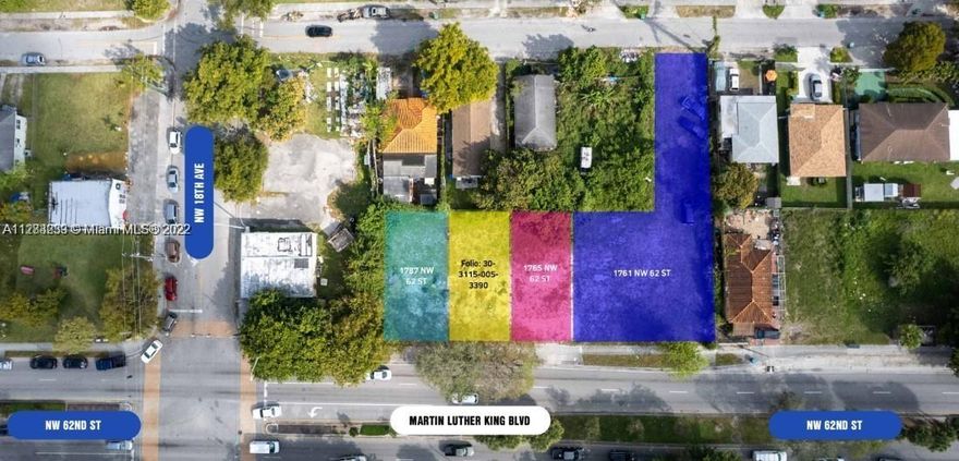 Amazing Investment Opportunity in a rapidly growing & developing area located in the Heart of Miami!! Join the revitalization and advantage of the surging Corridor with 4 folios for a total of 19,840 SF of development site in Miami’s Liberty City Prime location with BU-3 zoning which opens the site to a multitude of development possibilities. This unique site is located on high traveled NW 62 Street and less than a half of Mile to “Liberty Square"!