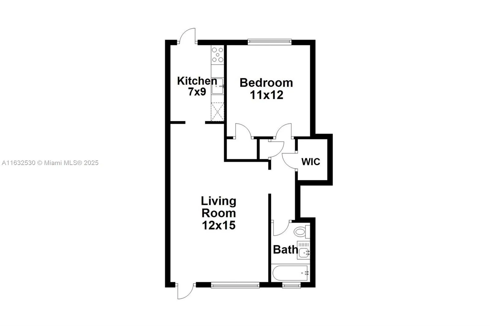 Miami, Florida 33135, United States, 1 Bedroom Bedrooms, ,1 BathroomBathrooms,Residential,Active,50396