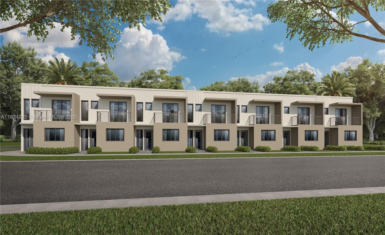 This new two-story townhome showcases an elegant clear glass impact-resistant entry door and windows. On the first floor is an open-concept layout shared among the kitchen, a spacious Great Room and a private fenced-in rear patio. On the same level is a bedroom suite well-suited to accommodating family members. Upstairs hosts the remaining three bedrooms, including the tranquil owner’s suite with a full-sized bathroom and an enviable private balcony to enjoy sunset views.
Prices, dimensions and features may vary and are subject to change. Photos are for illustrative purposes only.