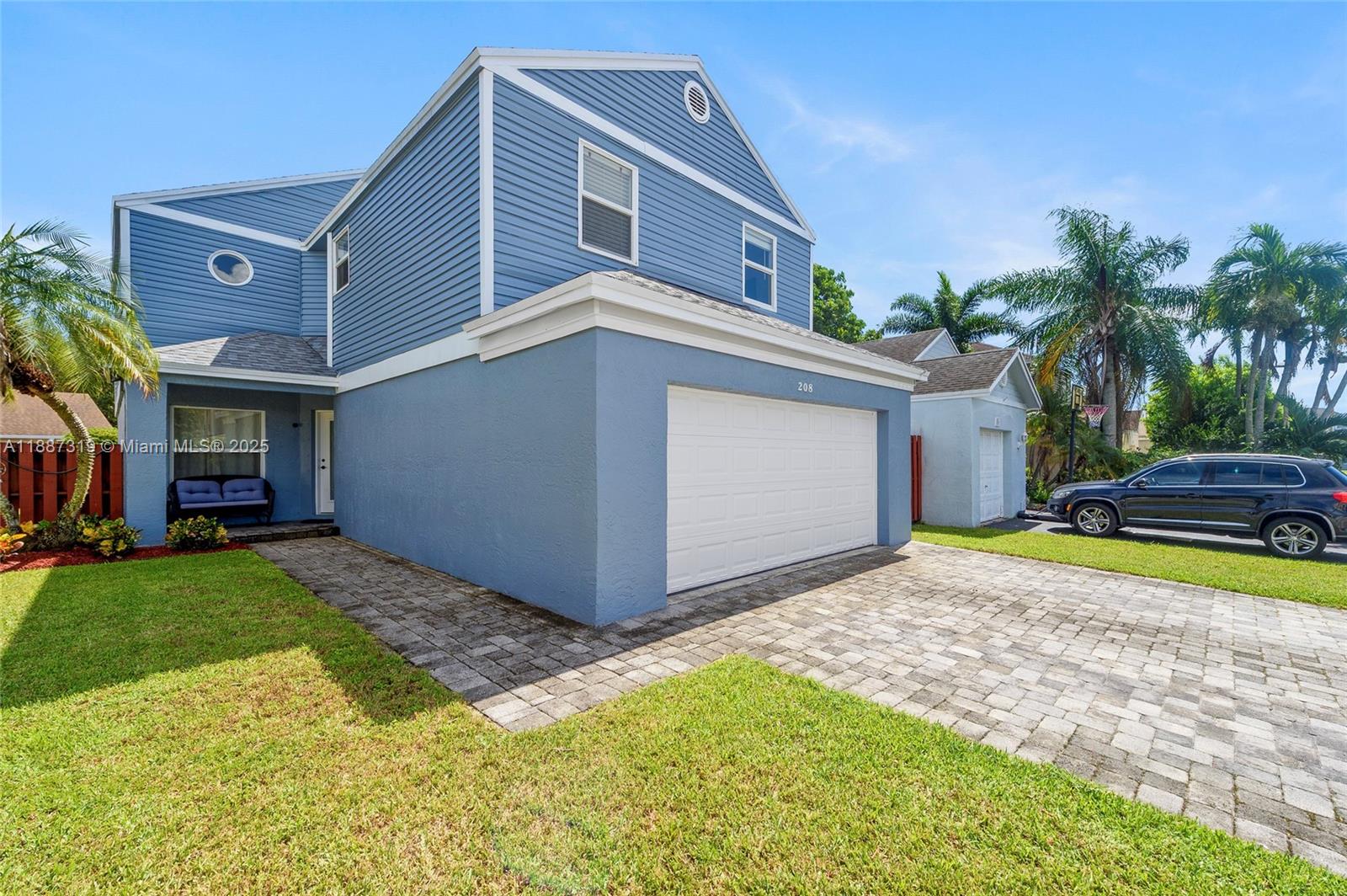 Beautifully updated 4BR/2.5BA on a private corner lot in Hampton Lakes with no rear neighbor. Major improvements: new shingle roof (2024), full impact windows/doors (2024), Rheem A/C & air handler (2022), fresh exterior paint (2024), and luxury vinyl upstairs (2024). The kitchen offers granite counters and newer GE appliances (fridge 2022, oven 2023). The primary suite features dual walk-in closets. Enjoy a spacious backyard and a short walk to the community pool. Floor plan is available in the photos. Convenient to shopping, highways, and highly rated schools. Low HOA and truly move-in ready.