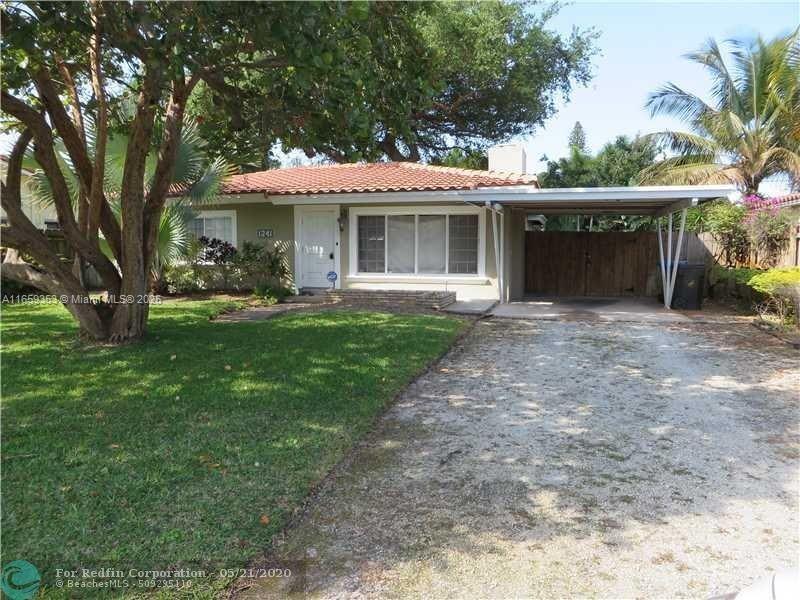 Lovely One Story Single Family Home 2 Bedrooms 1 Bathroom, big patio. Largely updated home east of I-95 in Fort Lauderdale's South Middle River neighborhood is move-in ready. Close to downtown Fort Lauderdale and downtown Wilton Manors, shops, restaurants, Las Olas Blvd, the Galleria mall and the beach. No HOA. Excellent location in Sunrise midtown area, priced for sale, as is condition. All square footage and dimensions are approximate. Exact dimensions can be obtained by retaining the services of a professional architect or engineer. No representation is made to the accuracy thereof. and such information is subject to errors, omission change of price, rental, prior sale, leasing or withdrawal without notice. Listing agent is a relative of the owner.
