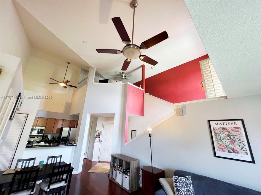 Step into this stunning and spacious 1-bedroom, 1-bath condo with an added loft, located in the highly sought-after Verano at Delray community! Just minutes from I-95, US1, and the sun-soaked beaches, this beautifully updated home boasts a unique split-level layout with soaring ceilings that create a bright and airy atmosphere.
The versatile loft space on the second floor comes with its own closet, making it perfect as a guest bedroom, home office, or creative studio. Enjoy elegant touches like gorgeous plantation shutters throughout and an open, modern design that truly feels like home. Verano at Delray offers resort-style living with top-notch amenities including a clubhouse, sparkling pool, tennis courts, scenic lake views, and so much more.