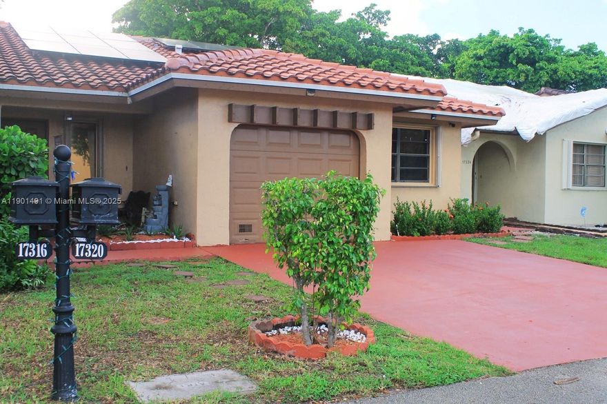 Beautifully renovated 3 bed, 2 bath townhouse with 1-car garage in the highly desirable community of The Moors! This move-in-ready home features a new roof (2023), fresh interior paint, all new appliances, and a new water heater. Solar panels are currently leased with only 2 years remaining—lease can be canceled at any time for added flexibility. Enjoy resort-style living with incredible amenities including a gym, tennis courts, pickleball, 24-hour gated security, and lush landscaping throughout the community. Easy to show—schedule your private tour today and experience peaceful, maintenance-free living at its best! Hurricane shutters! NO HOA Approval Needed.HOA includes, Cable- Internet- exterior paint every 5 years . Seller contribution 10K