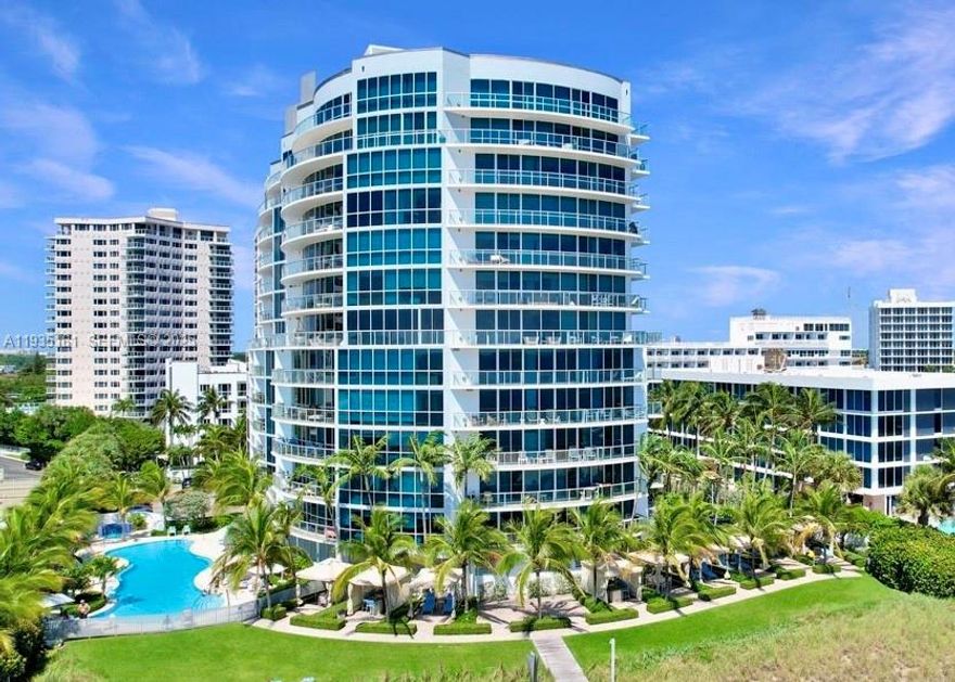 Your luxury oceanfront building directly on the sand, with its private, deeded beach area. This bright and beautiful 2-bedroom, 2.5 Bath, corner condo offers gorgeous views to city and the ocean. High-end finishes throughout this oceanside home, with marble and porcelain floors, renovated kitchen with wine fridge, subzero refrigerator and custom built-in furnishings.
This property is being offered turnkey, fully furnished. Coconut Grove Residence is a full amenity building with its own private beach, pool, cabanas, and gym. The building is dog-friendly and located next door to the Marriott Harbor Beach Resort.