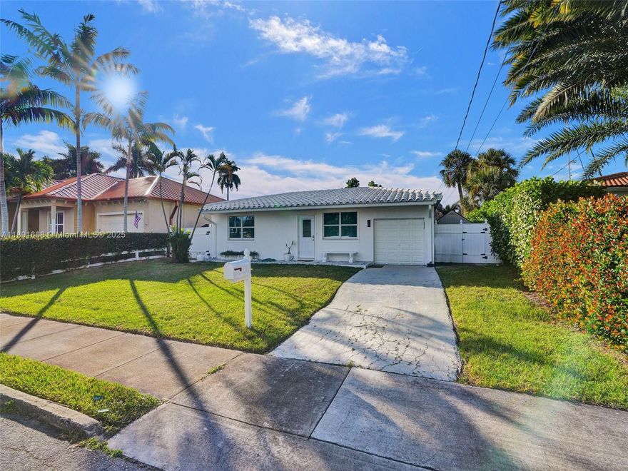 Rare chance to live deep-water property in sought-after Citrus Isles with NO FIXED bridges. Easy ocean access, 65' waterfront, 50' dock, and a spacious 65'x110' lot with desired SOUTHERN EXPOSURE. Newly upgraded with impact windows and doors, granite kitchen, wood cabinetry, stainless appliances, Gas Range, and fresh paint inside and out. Charming Mexican tile throughout, new electric garage door opener, Gas Rheem water heater, and a fully fenced yard with a mature Avocado Tree. Enjoy the large screened outdoor space with a granite kitchen window. Showings: Please text or call co-listing Ana Perdomo 305 316 5163