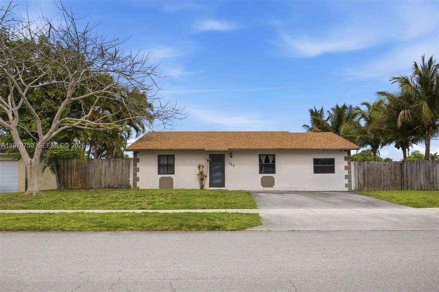 Spacious and move in ready 3 bedroom, 2 bathroom w/additional room single family home located in the heart of North Lauderdale with no HOA. This well maintained property offers a functional layout with generous living spaces and a large backyard with plenty of room to build a pool, create an outdoor entertainment area, or store recreational vehicles.

The home has been thoughtfully updated, featuring a newer roof completed in 2022 and impact windows installed in 2023, providing added value and peace of mind. The interior has been freshly painted and updated, creating a clean and modern feel throughout. The primary bathroom was fully renovated in 2025, while the second bathroom was updated in 2019.

Major systems have also been well maintained, including an A C system installed in 2019 and a water heater from 2018. This property is ideal for buyers looking for comfort, space, and flexibility with no association restrictions.

Conveniently located near major roads, shopping, dining, and schools, this home offers both accessibility and privacy. A great opportunity for homeowners or investors looking for a move in ready property with room to grow.